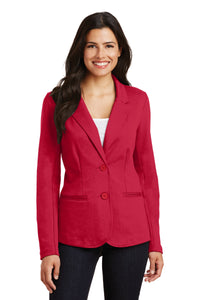 Port Authority Women's Knit Blazer - Rich Red
