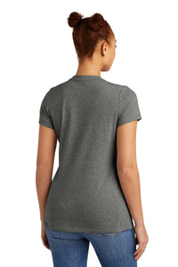 New Era  Ladies Heritage Blend Crew Tee - Black Twist Back