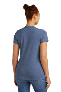 New Era  Ladies Heritage Blend Crew Tee - Dark Royal Twist Back