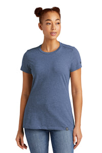New Era  Ladies Heritage Blend Crew Tee - Dark Royal Twist