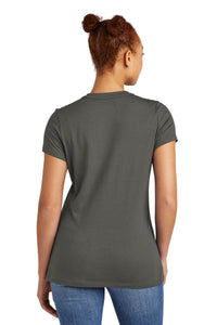 New Era  Ladies Heritage Blend Crew Tee - Graphite Back