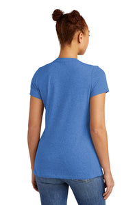 New Era  Ladies Heritage Blend Crew Tee - Royal Heather Back