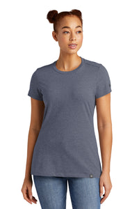 New Era  Ladies Heritage Blend Crew Tee - True Navy Heather