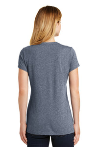 New Era  Ladies Heritage Blend Crew Tee - True Navy Twist Back