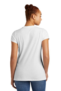 New Era  Ladies Heritage Blend Crew Tee - White Back