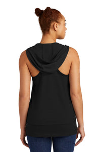 New Era  Women's Heritage Blend Hoodie Tank - Black Back