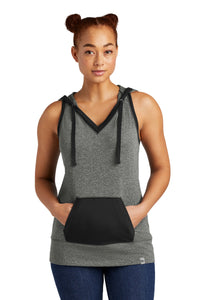 New Era  Women's Heritage Blend Hoodie Tank - Black Twist/ Black