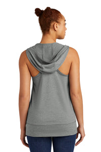 New Era  Women's Heritage Blend Hoodie Tank - Shadow Grey Heather Back