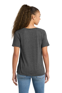 New Era  Women's Tri-Blend Performance Cinch Tee - Dark Graphite Back