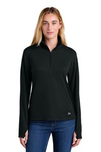 New Era Women's Power 1/2-Zip LNEA228 - Black