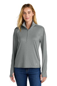 New Era Women's Power 1/2-Zip LNEA228 - Shadow Grey Heather