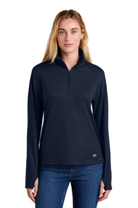 New Era Women's Power 1/2-Zip LNEA228 - True Navy