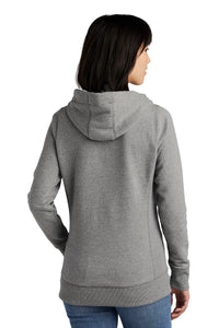 New Era  Women's French Terry Pullover Hoodie - Light Graphite Twist Back