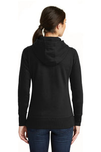 New Era  Women's French Terry Full-Zip Hoodie - Black Back