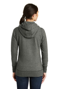 New Era  Women's French Terry Full-Zip Hoodie - Black Twist Back