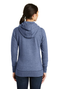 New Era  Women's French Terry Full-Zip Hoodie - Dark Royal Twist Back
