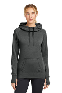 New Era  Women's Tri-Blend Fleece Pullover Hoodie - Black Heather