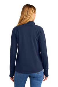 New Era Women's Stand Out 1/4-Zip LNEA515 - True Navy Back