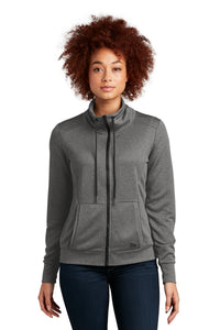 New Era Women's Performance Terry Full-Zip Cowl LNEA530 - Graphite Heather