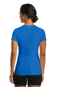 DISCONTINUED OGIO Ladies Nexus V-Neck - Electric Blue Back