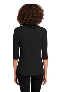 OGIO Women's Jewel Henley LOG104 - Blacktop Back