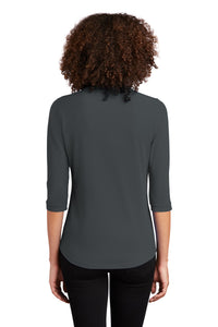 OGIO Women's Jewel Henley LOG104 - Diesel Grey Back