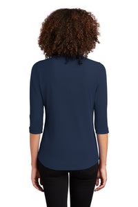 OGIO Women's Jewel Henley LOG104 - Navy Back