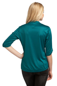 OGIO - Crush Henley - Torque Teal Back