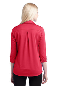 DISCONTINUED OGIO Pearl Polo - Pink Rouge Back