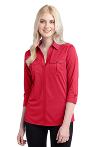 DISCONTINUED OGIO Pearl Polo - Pink Rouge