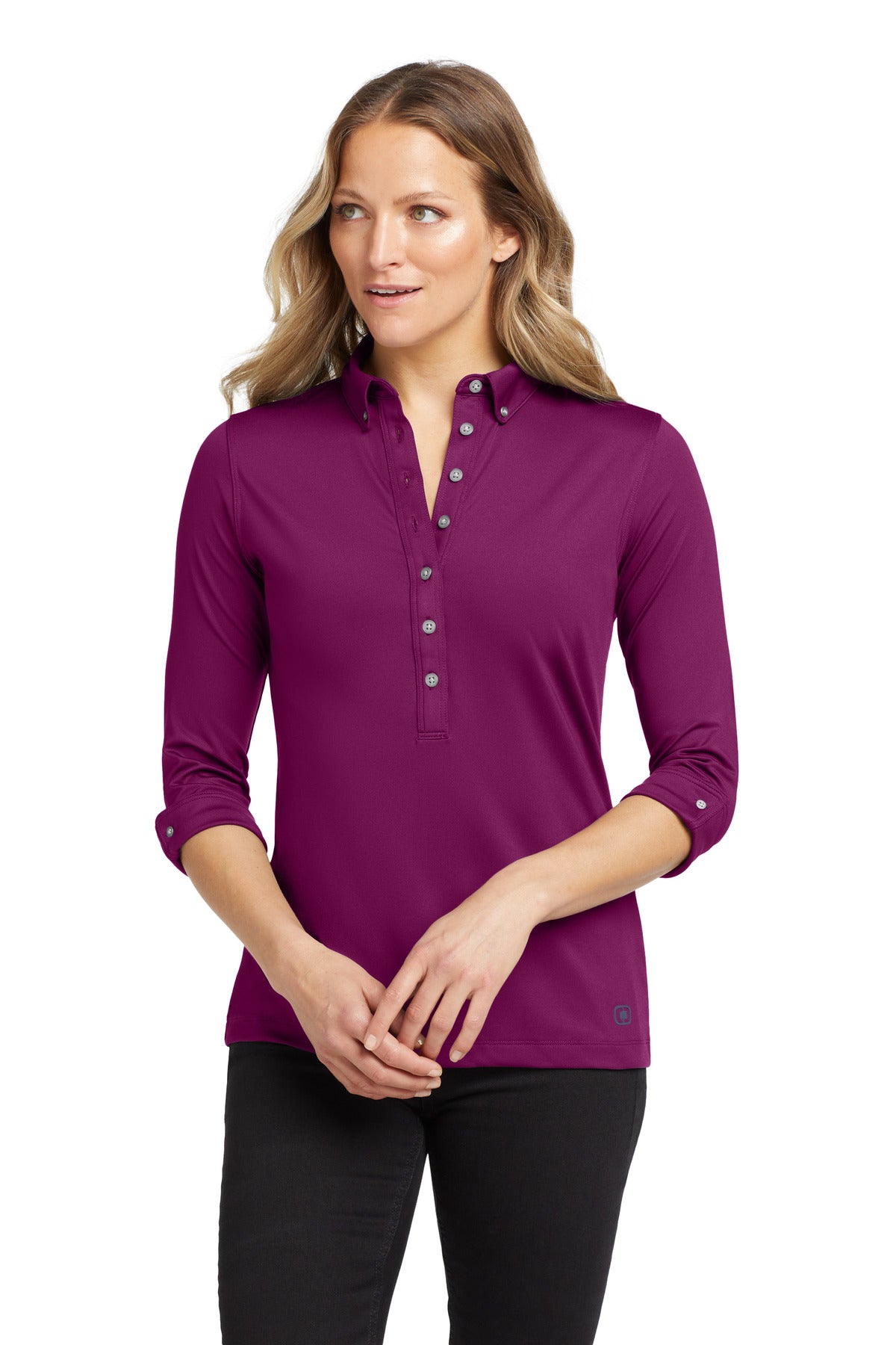 OGIO Women's Gauge Polo - Berry Burst