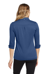 OGIO Women's Gauge Polo - Blue Indigo Back
