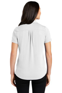 OGIO  Women's Limit Polo - Bright White Back