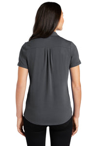 OGIO  Women's Limit Polo - Diesel Grey Back