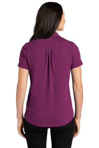 OGIO  Women's Limit Polo - Purple Fuel Back