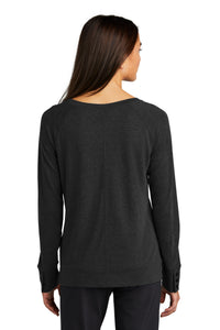 OGIO Women's Command Long Sleeve Scoop Neck LOG150 - Blacktop Back