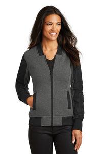 DISCONTINUED OGIO Ladies Crossbar Jacket - Blacktop Heather