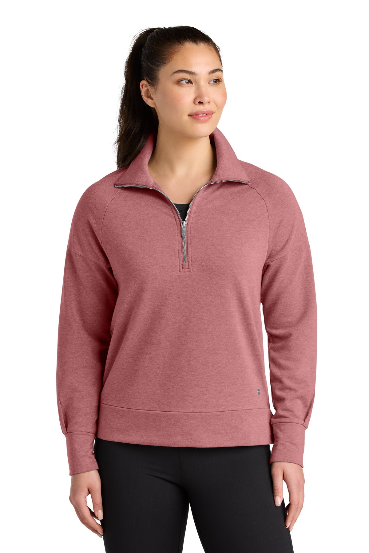 OGIO Women's Luuma 1/2-Zip LOG814 - Desert Pink