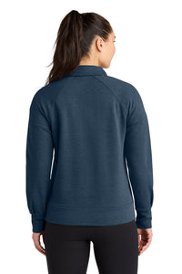 OGIO Women's Luuma 1/2-Zip LOG814 - River Blue Navy Back