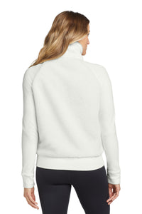 OGIO  Women's Luuma Sherpa Full-Zip - Ivory Snow Back