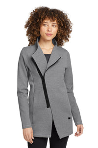 DISCONTINUED OGIO  Women's Transition Full-Zip - Petrol Grey Heather
