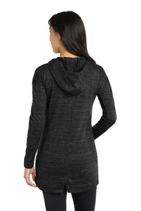 OGIO Women's Flux Full-Zip Hoodie LOG823 - Blacktop Heather Back