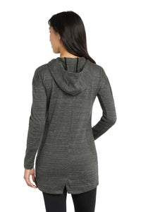 OGIO Women's Flux Full-Zip Hoodie LOG823 - Tarmac Grey Heather Back