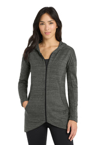 OGIO Women's Flux Full-Zip Hoodie LOG823 - Tarmac Grey Heather