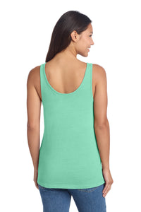 Port & Co Women's Beach Wash Garment-Dyed Tank LPC099TT - Jadeite Back