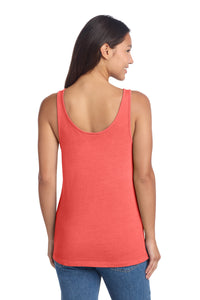 Port & Co Women's Beach Wash Garment-Dyed Tank LPC099TT - Poppy Back