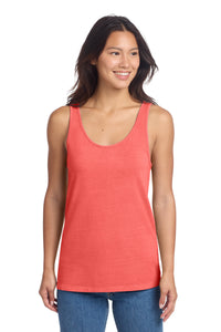 Port & Co Women's Beach Wash Garment-Dyed Tank LPC099TT - Poppy