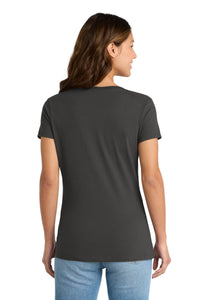 Port & Co Women's Fan Favorite V-Neck Tee - Charcoal Back