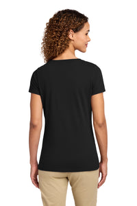 Port & Co Women's Fan Favorite V-Neck Tee - Jet Black Back