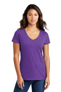 Port & Co Women's Fan Favorite V-Neck Tee - True Purple